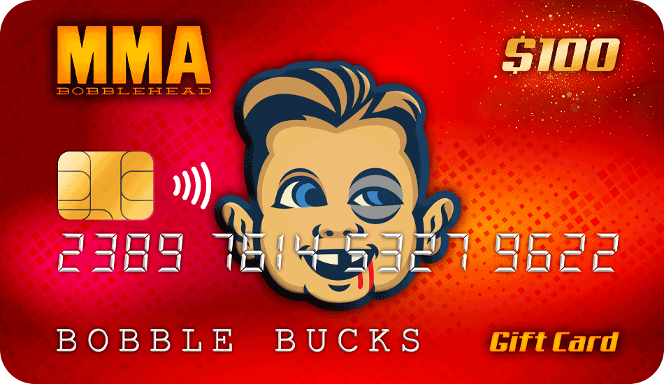 MMA Bobblehead $100 Gift Card